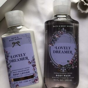 Bath & Body Works Lovely Dreamer Body Wash and Lotion Set - Lavender and Cream